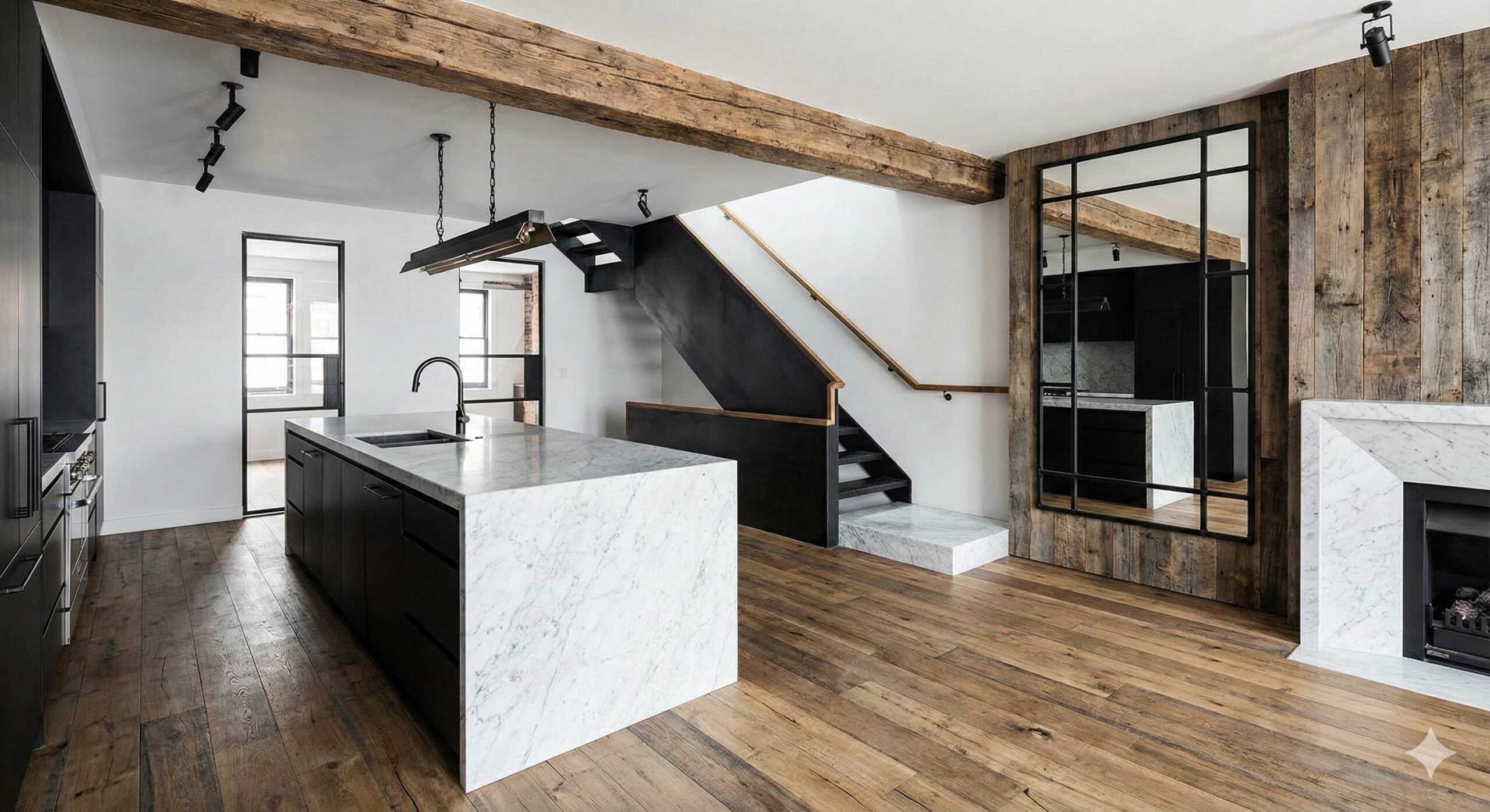 Yükselen Trend Mermerin Farklı Dokularla Harmonisi